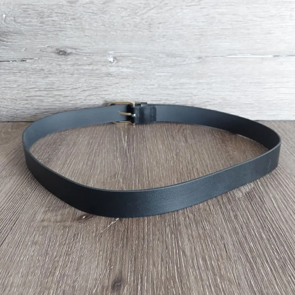 H&M Black Leather Belt Medium
